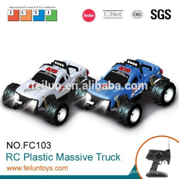 4CH 1:10 scale digital electric 4WD off road plastic rc model truck with lights